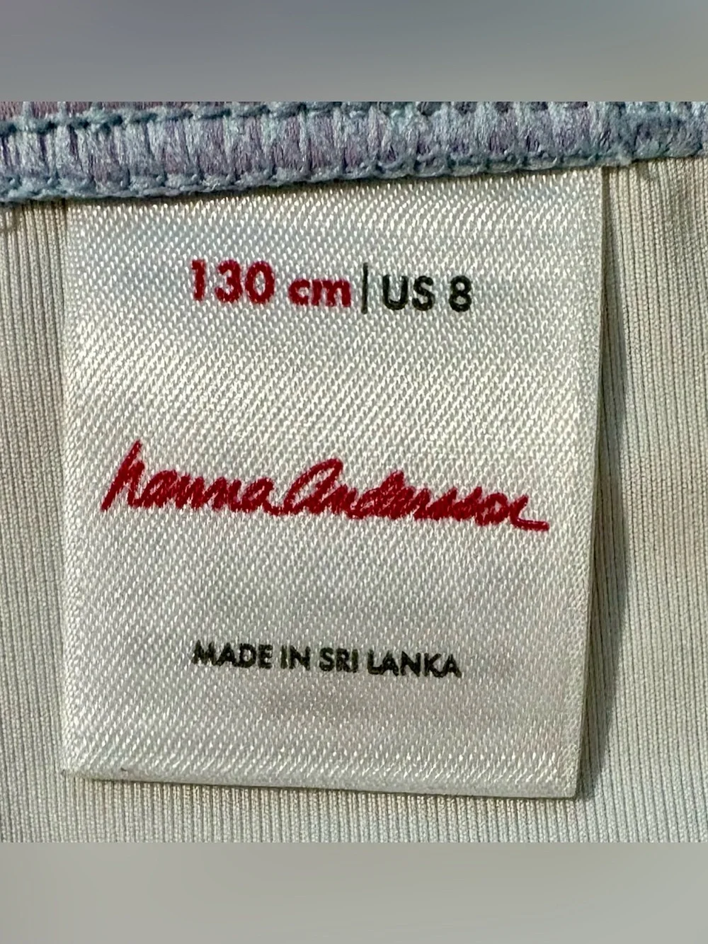 Hanna Andersson Girls Tankini Swimsuit Size 8 / 130